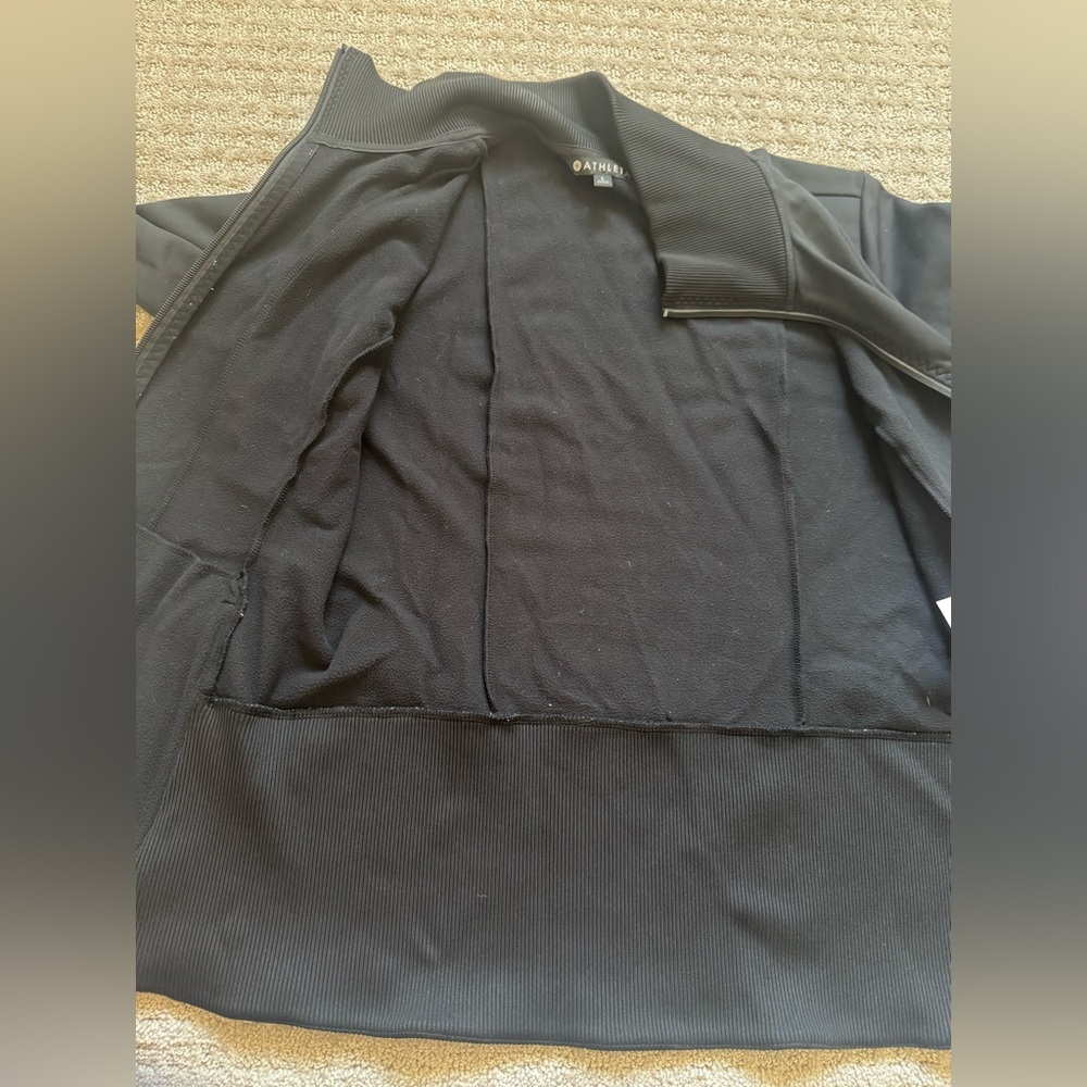 Athleta Ridge Jacket black full-zip size large - Picture 10 of 11